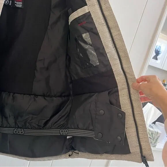 Women's 686 Vanzana Jacket Snowboard Ski Jacket infiDRY Waterproof. - Picture 4 of 14